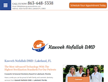 Tablet Screenshot of makinglakelandsmile.com